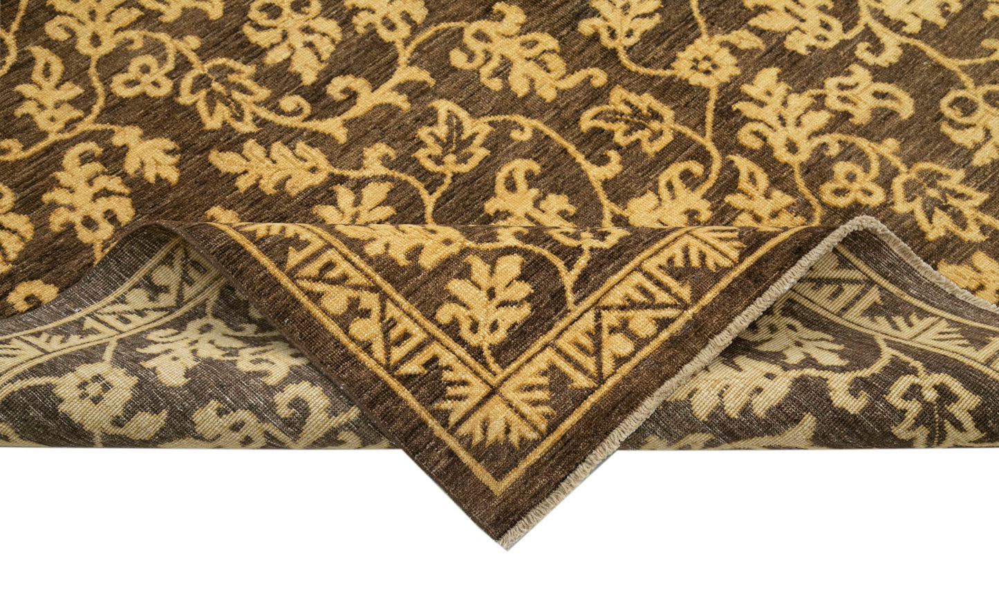 6x9 Brown Oushak Rug - 33842