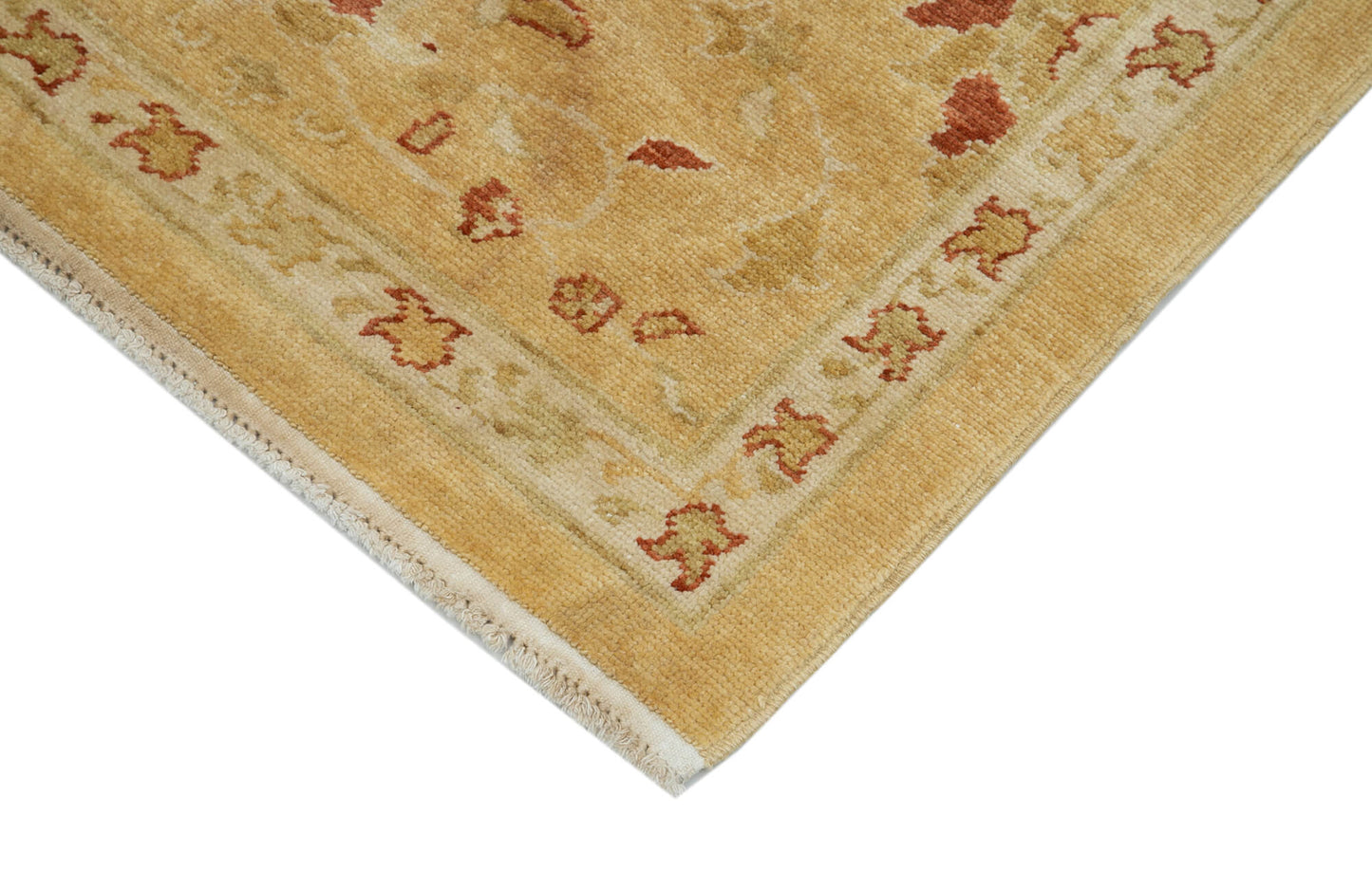 3x12 Yellow Oushak Runner Rug - 33853