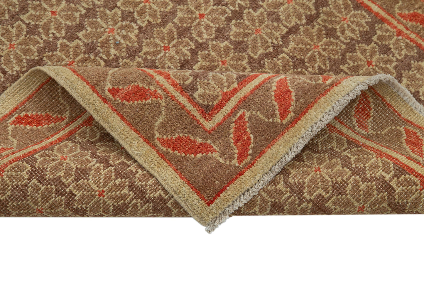 3x10 Brown Oushak Runner Rug - 33858