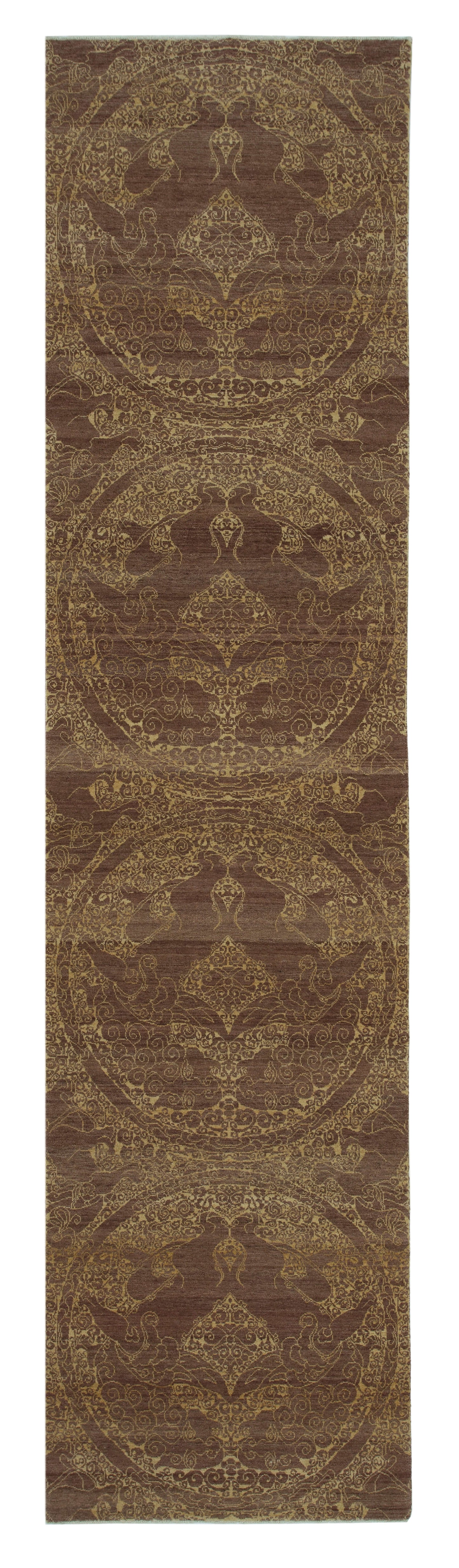 3x12 Brown Oushak Runner Rug - 33861