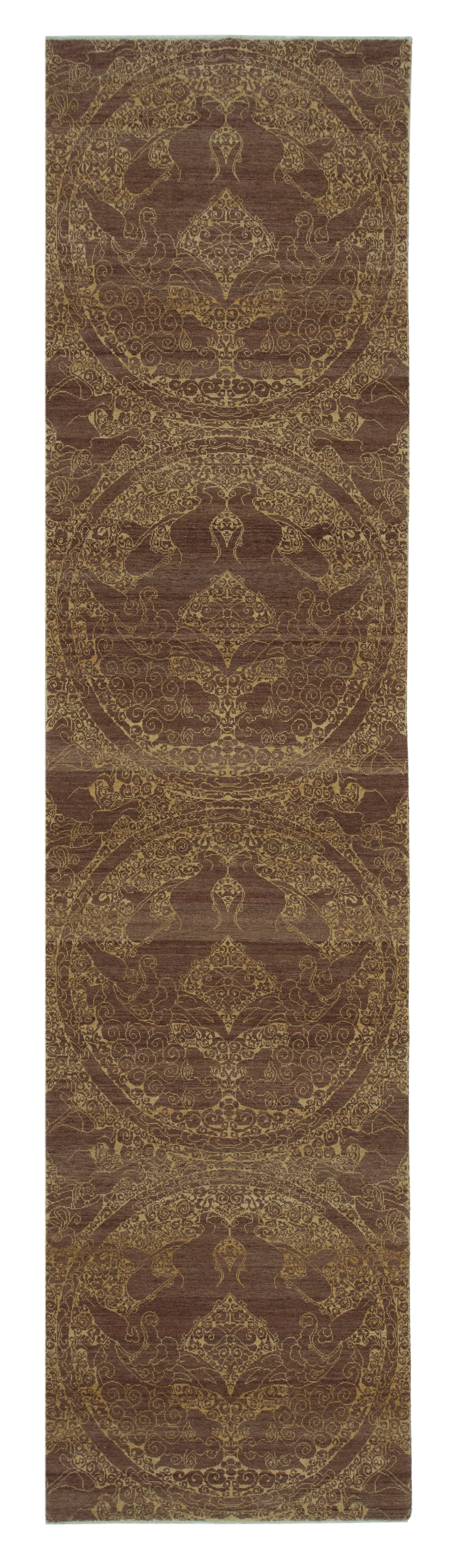 3x12 Brown Oushak Runner Rug - 33861