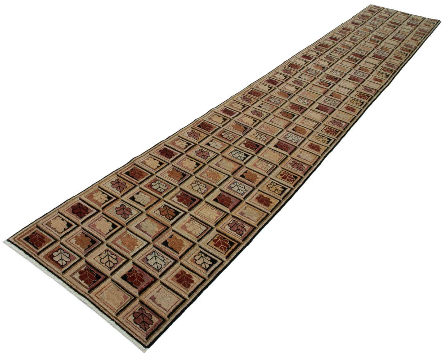 2x16 Beige Oushak Runner Rug - 33862