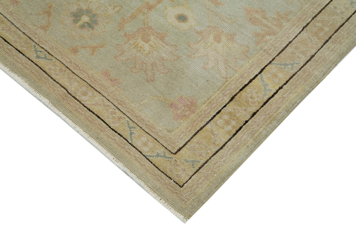 3x12 Beige Oushak Runner Rug - 33867