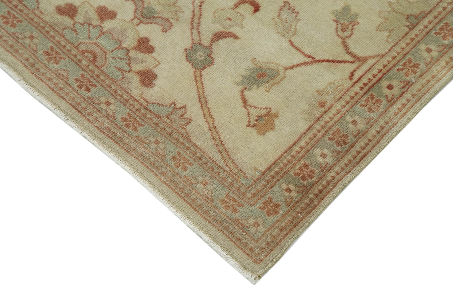 3x10 Beige Oushak Runner Rug - 33871