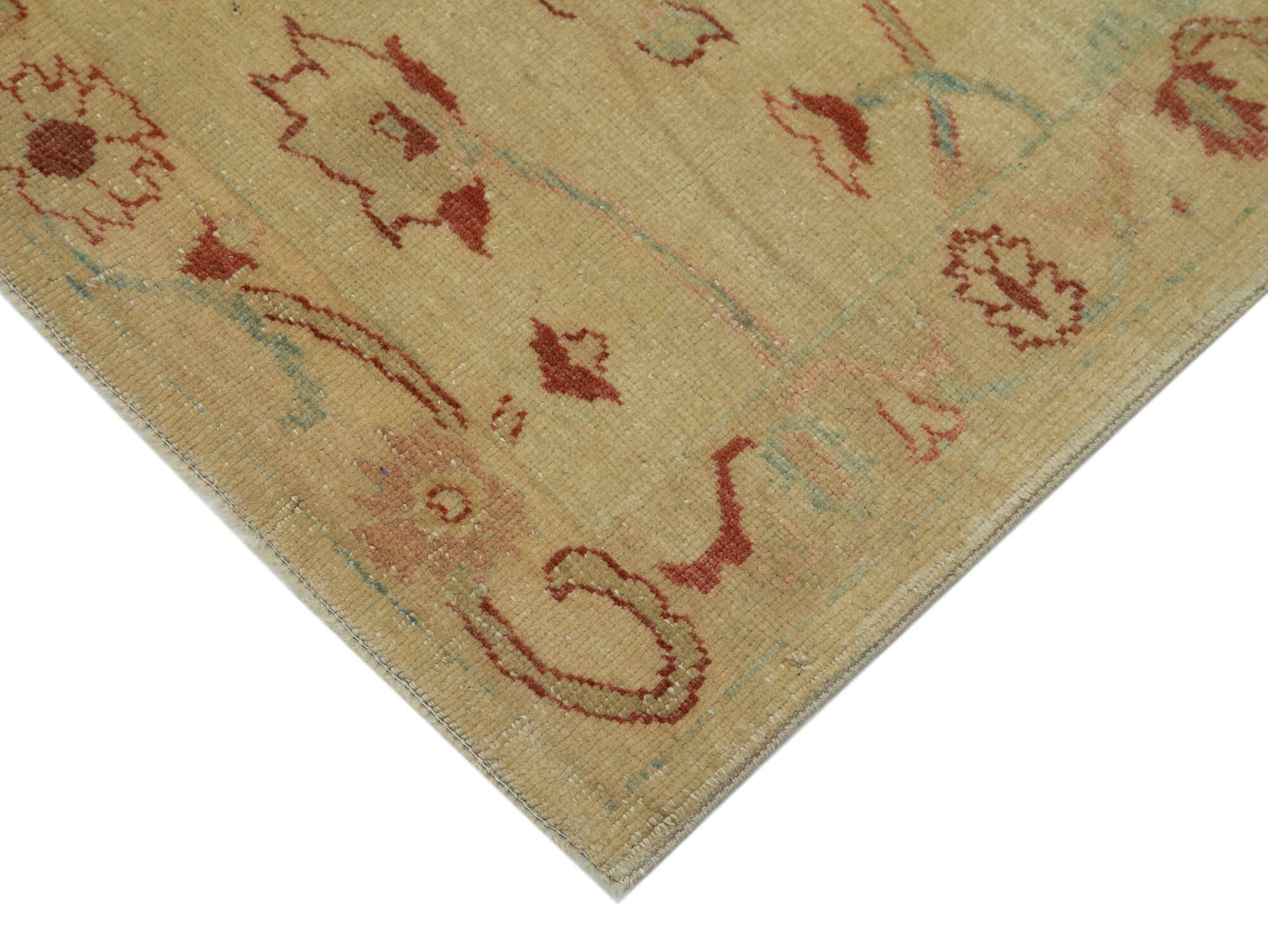 3x14 Yellow Oushak Runner Rug - 33881