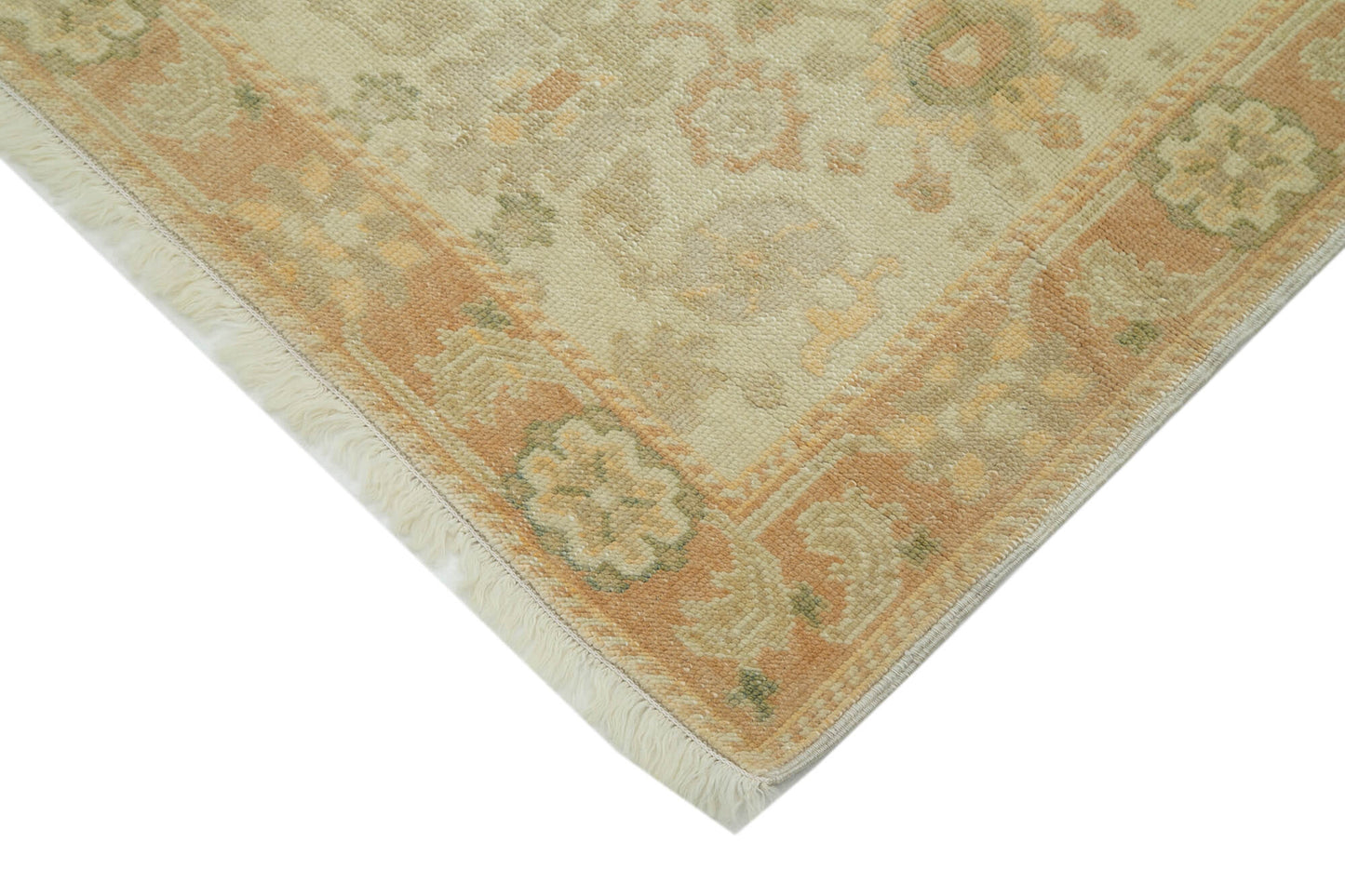 3x12 Beige Oushak Runner Rug - 33886