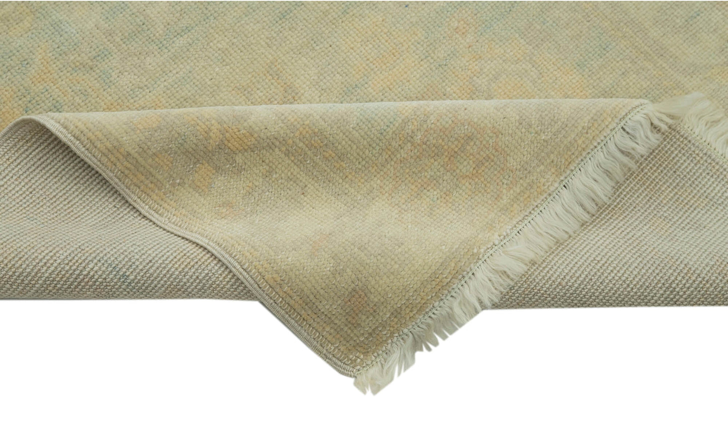 3x12 Beige Oushak Runner Rug - 33894