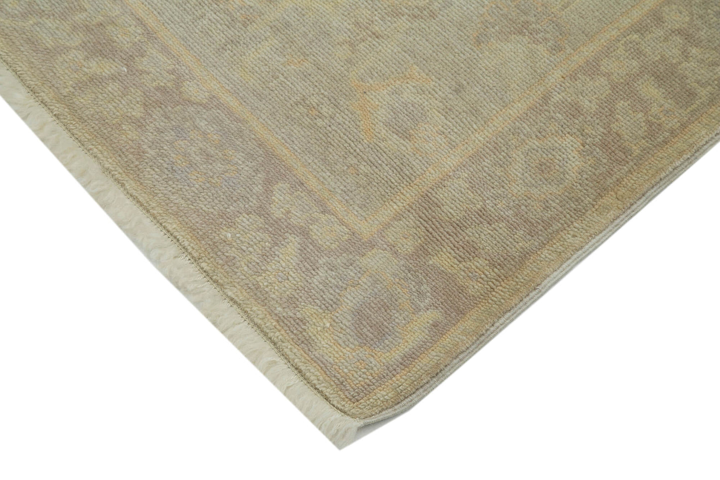 3x12 Beige Oushak Runner Rug - 33895