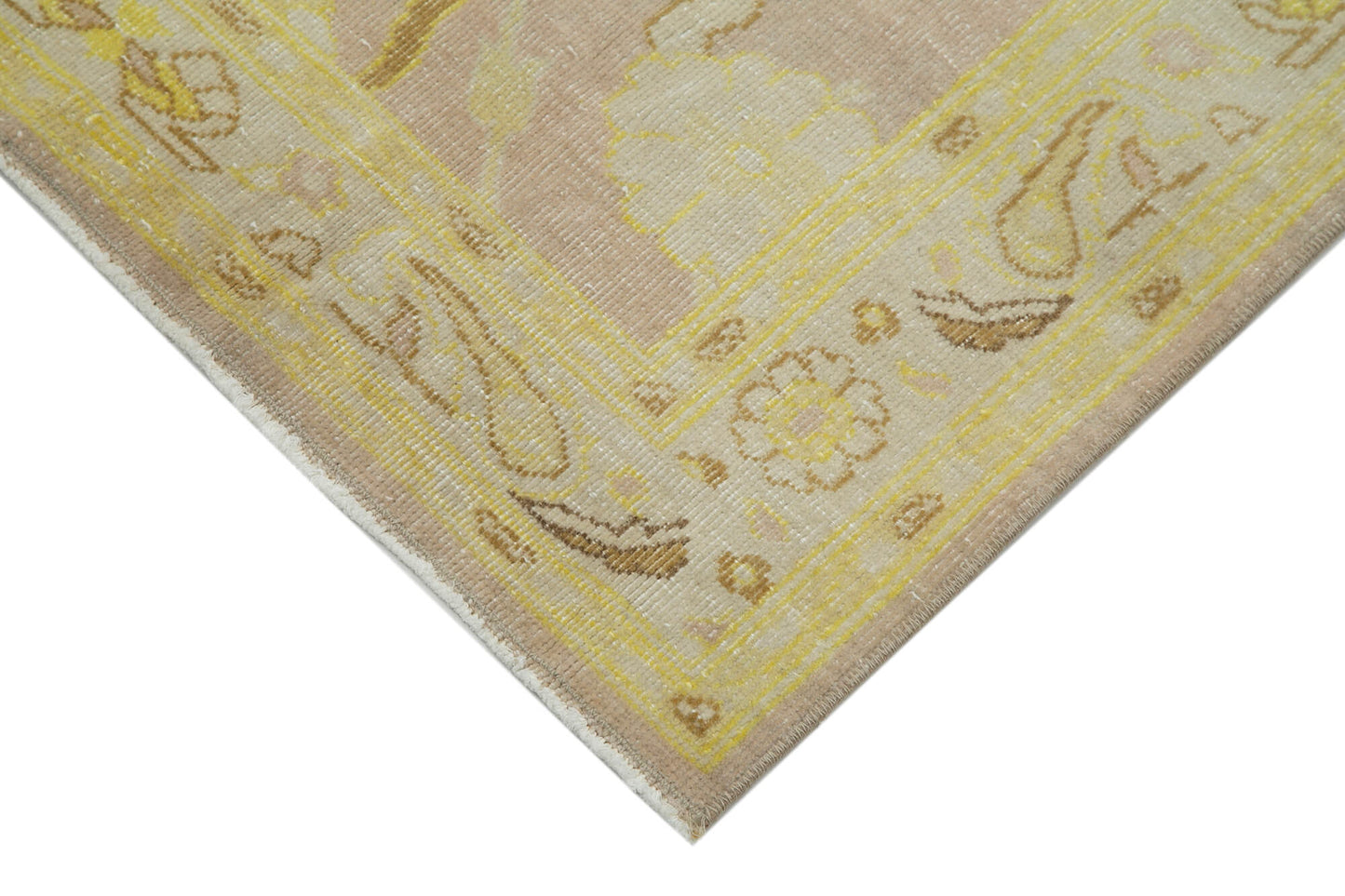 3x12 Beige Oushak Runner Rug - 33903