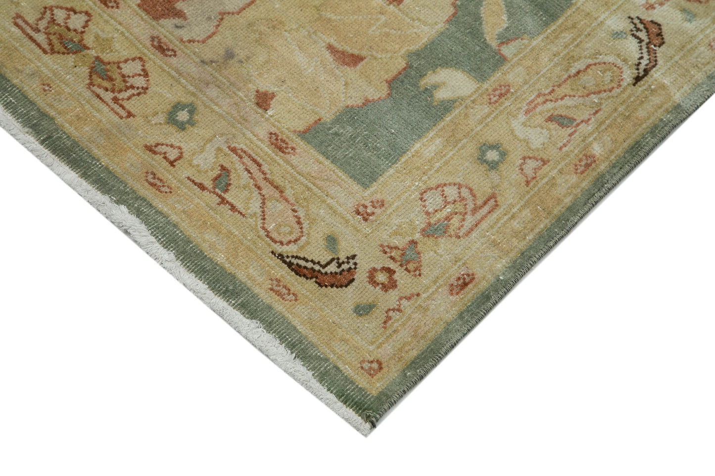 3x12 Beige Oushak Runner Rug - 33911