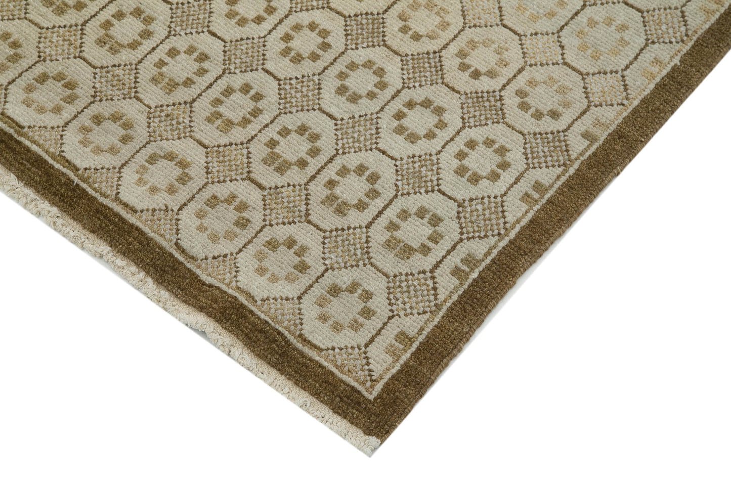 3x10 Beige Oushak Runner Rug - 33920