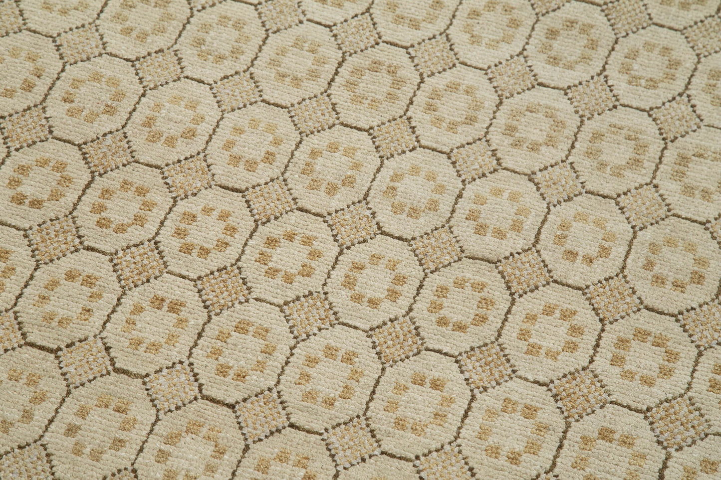 3x10 Beige Oushak Runner Rug - 33920