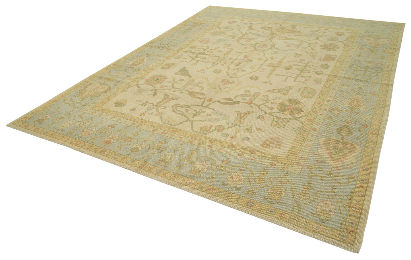 8x11 Beige Oushak Rug - 33926