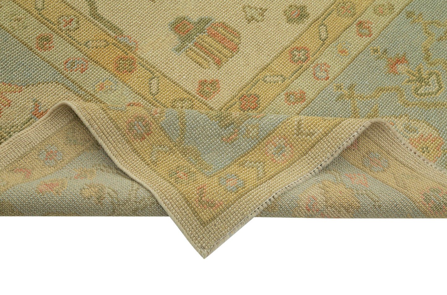 8x11 Beige Oushak Rug - 33926