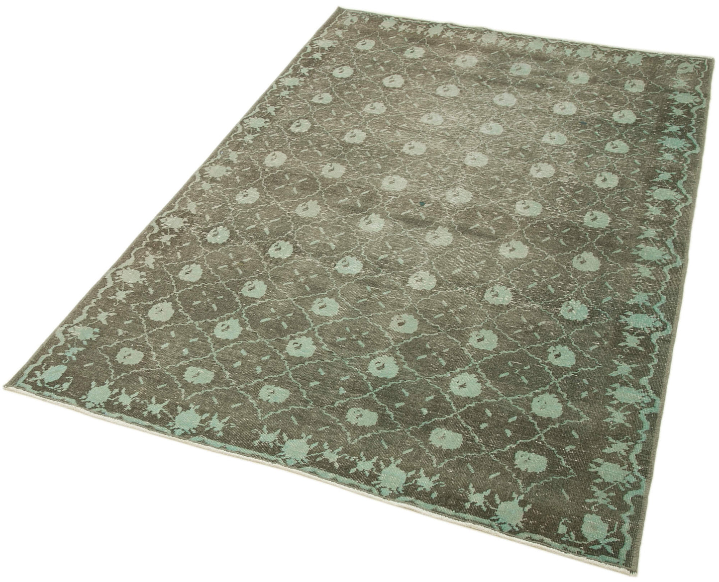 4x6 Green Oushak Rug - 33928