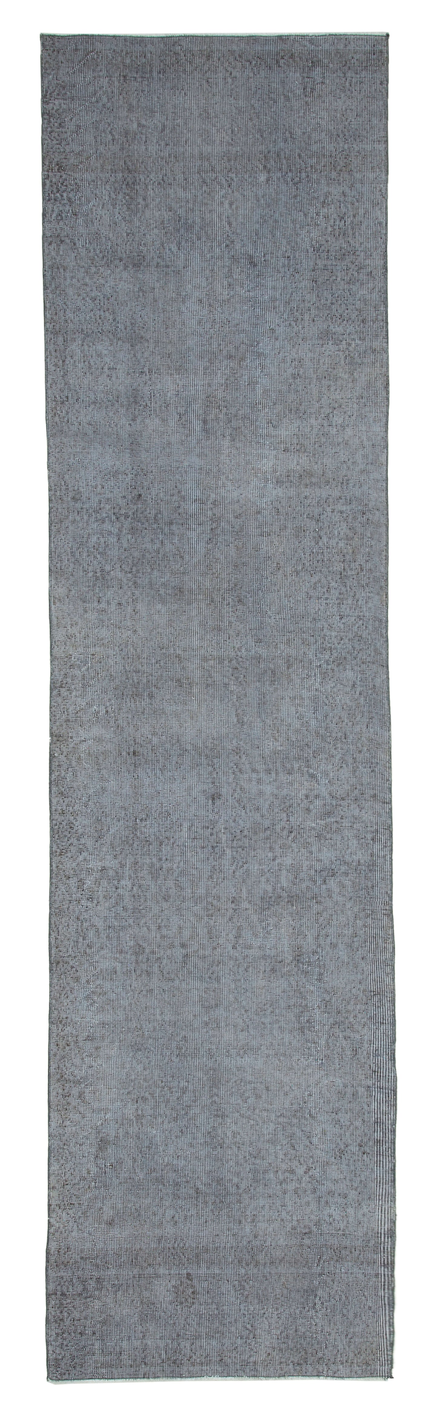 3x12 Grey Overdyed Runner Rug - 34183