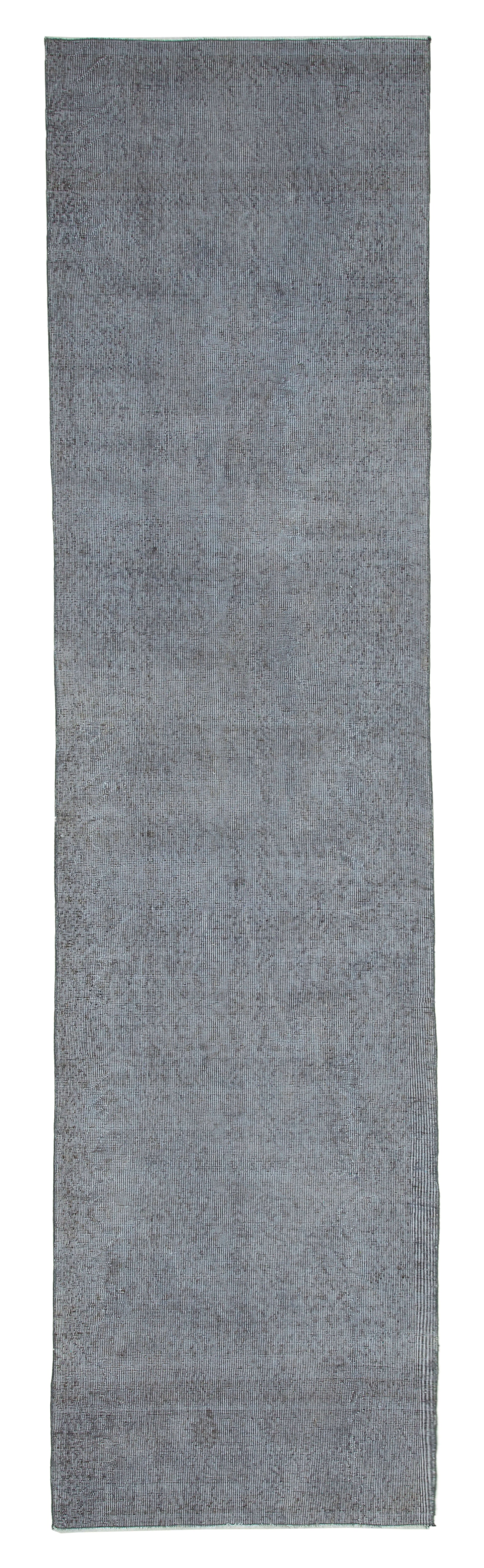 3x12 Grey Overdyed Runner Rug - 34183