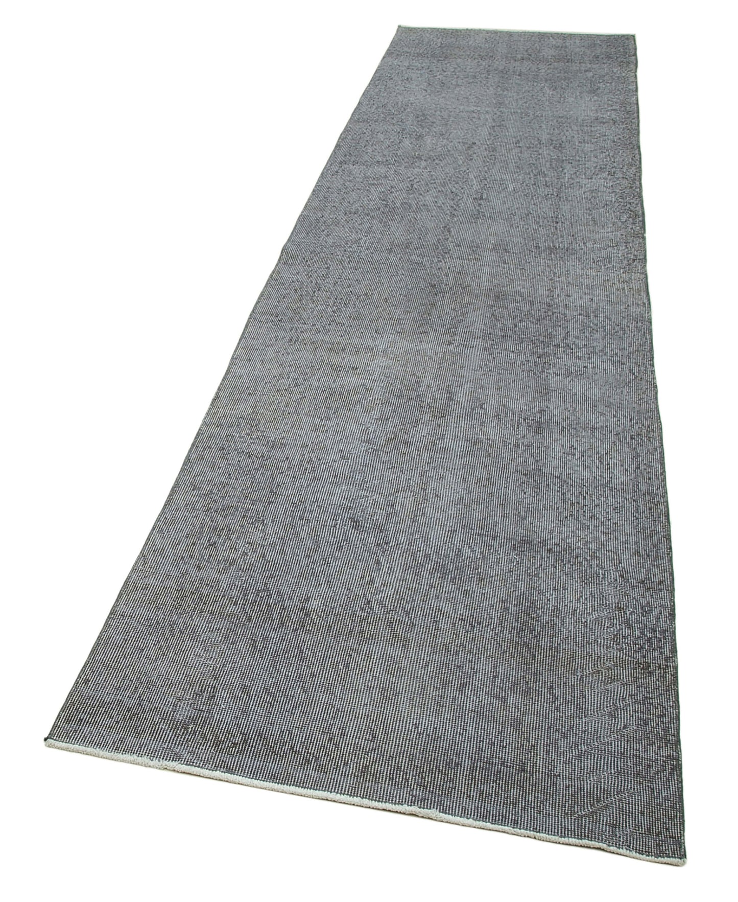 3x12 Grey Overdyed Runner Rug - 34183