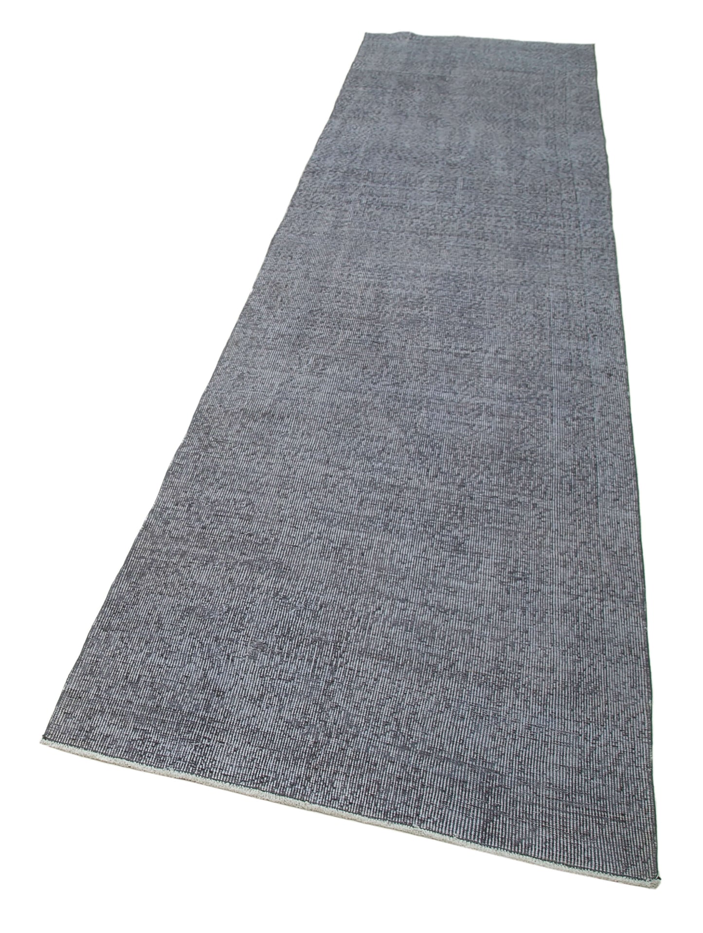 3x12 Grey Overdyed Runner Rug - 34184