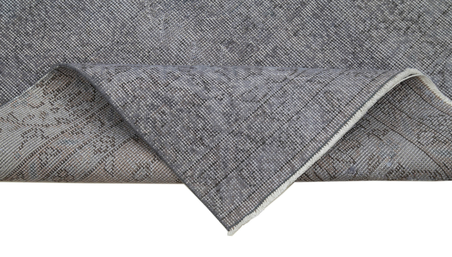 3x12 Grey Overdyed Runner Rug - 34184