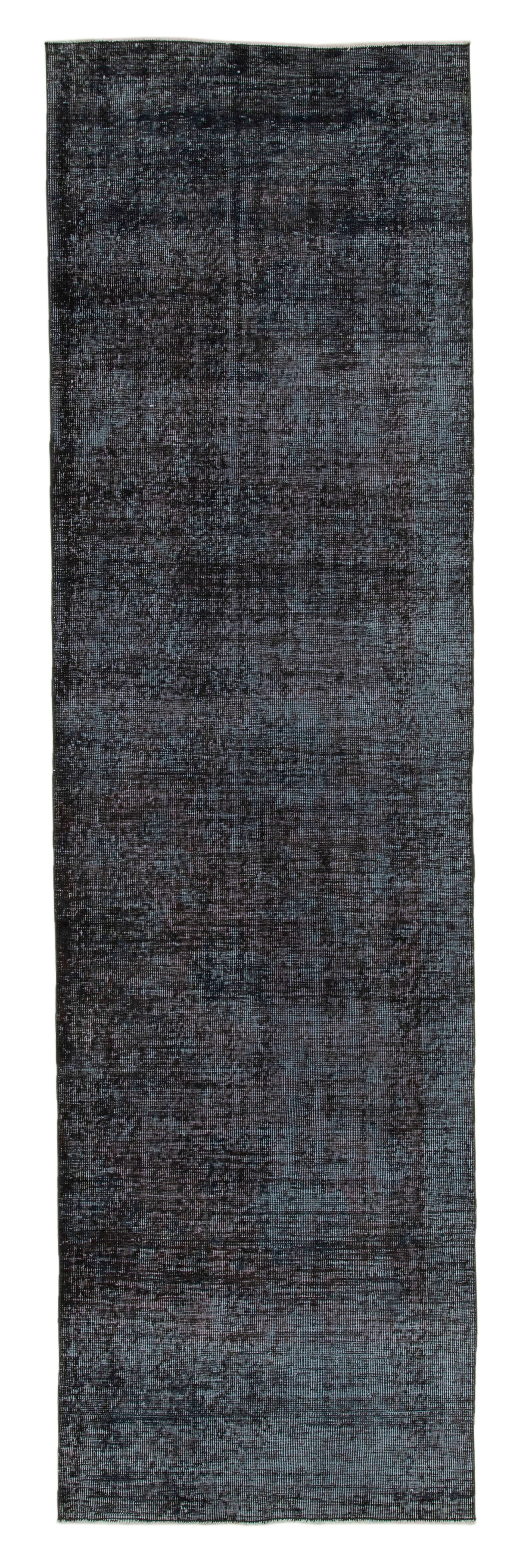 3x11 Black Overdyed Runner Rug - 34211