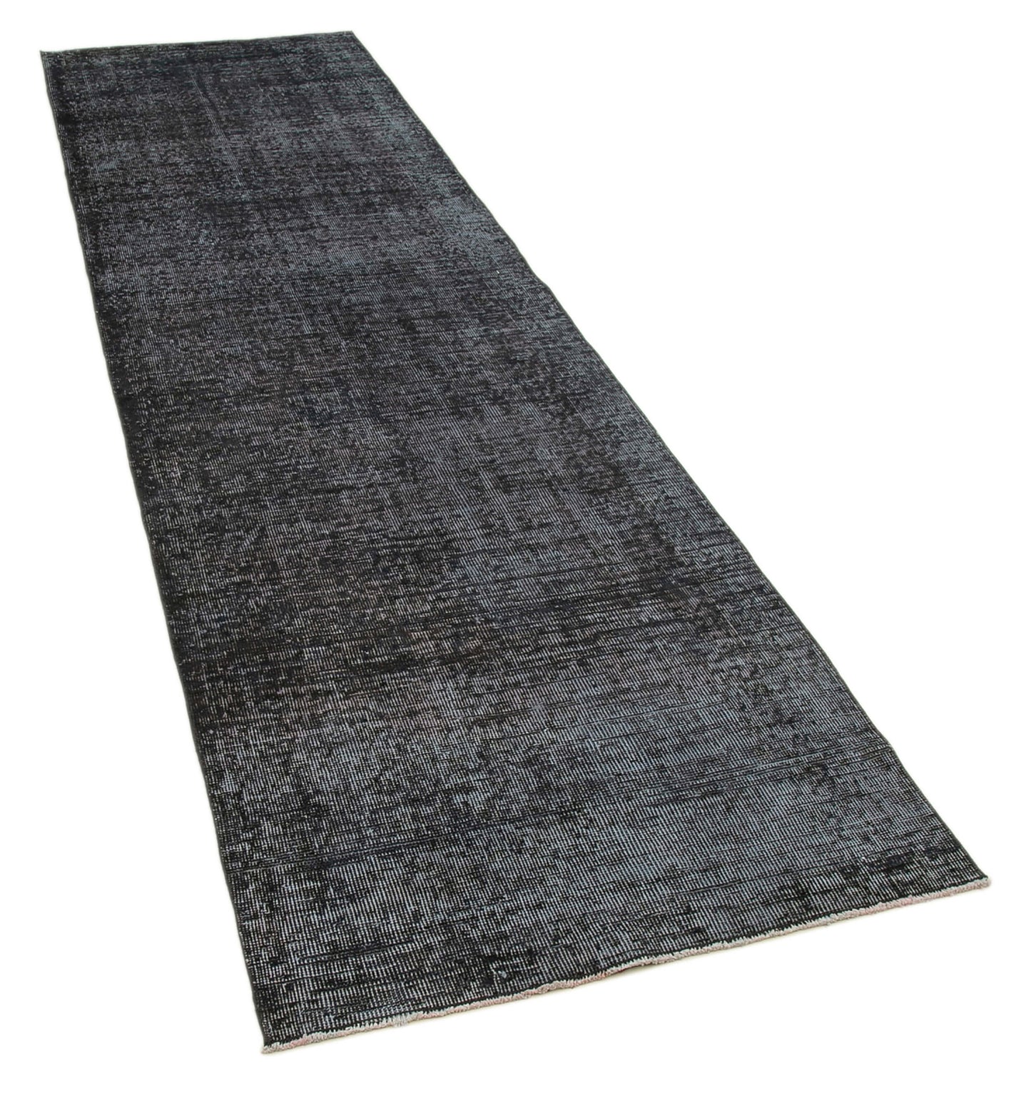 3x11 Black Overdyed Runner Rug - 34211