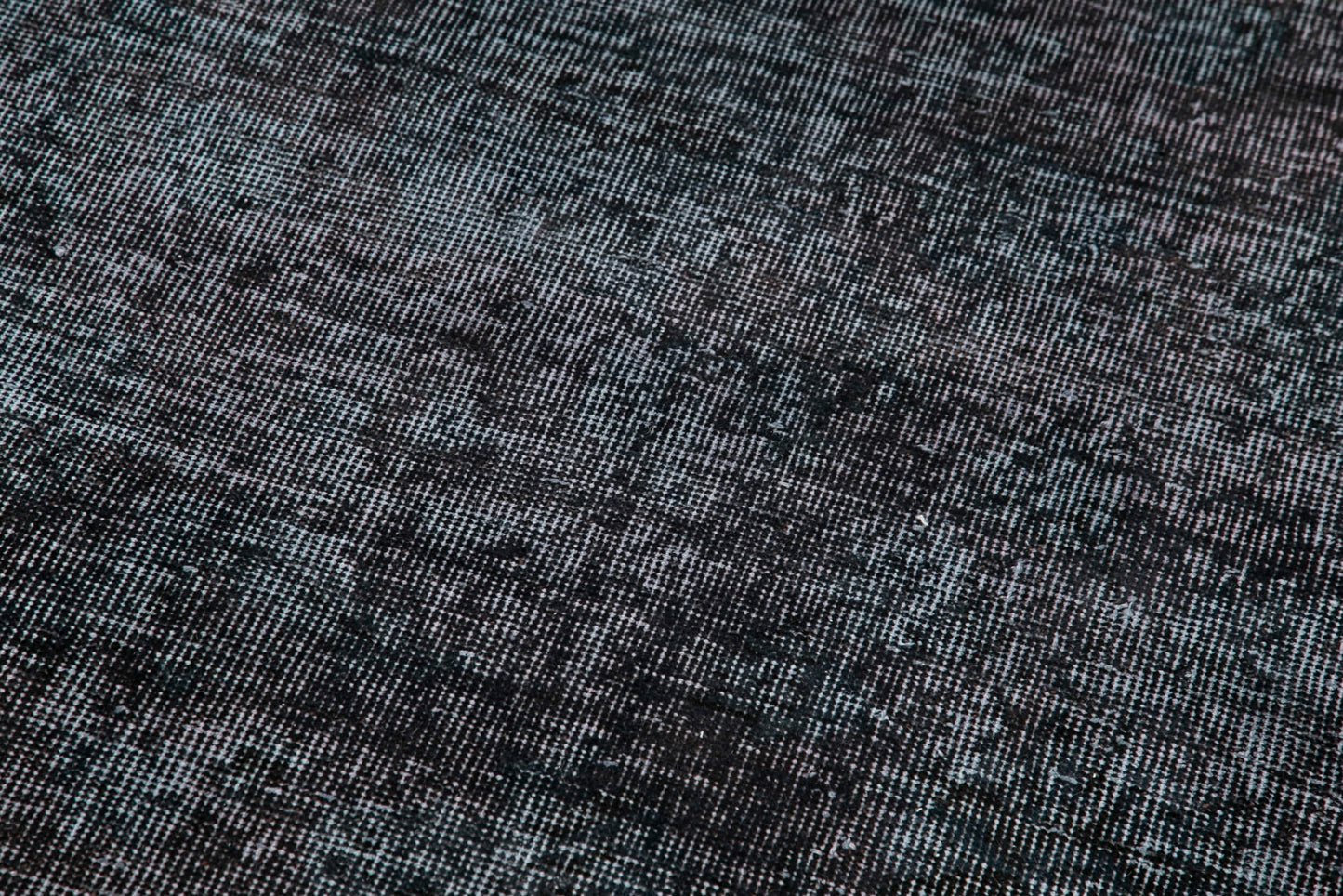 3x11 Black Overdyed Runner Rug - 34211