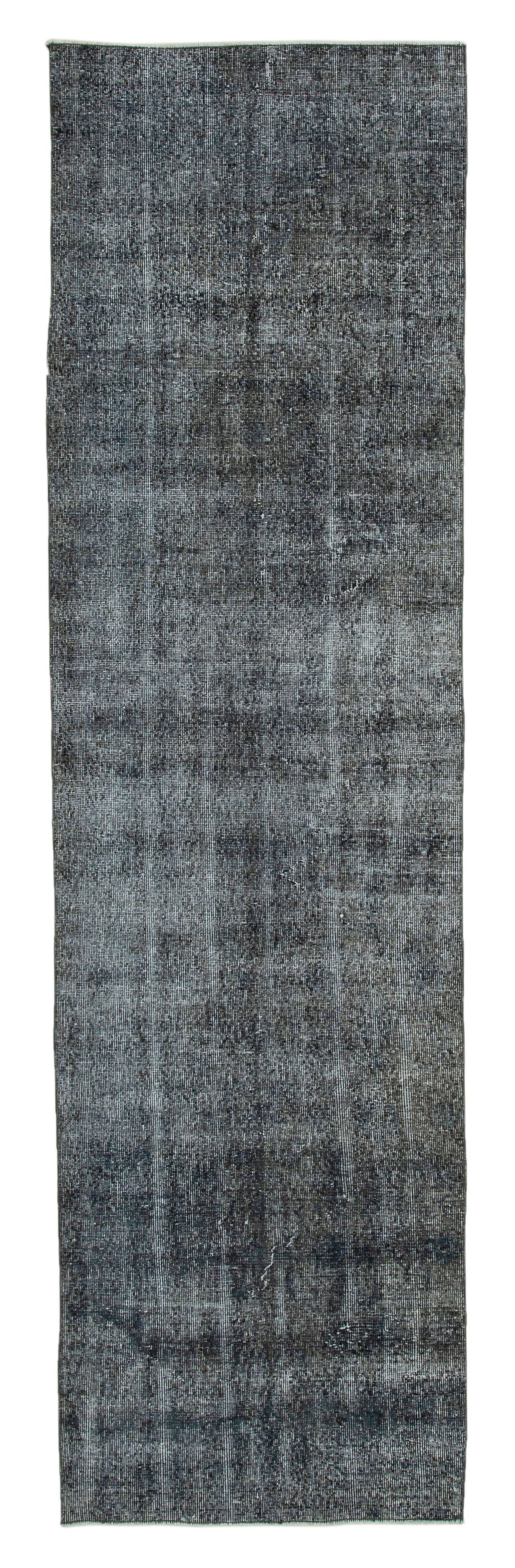 3x10 Grey Overdyed Runner Rug - 34222