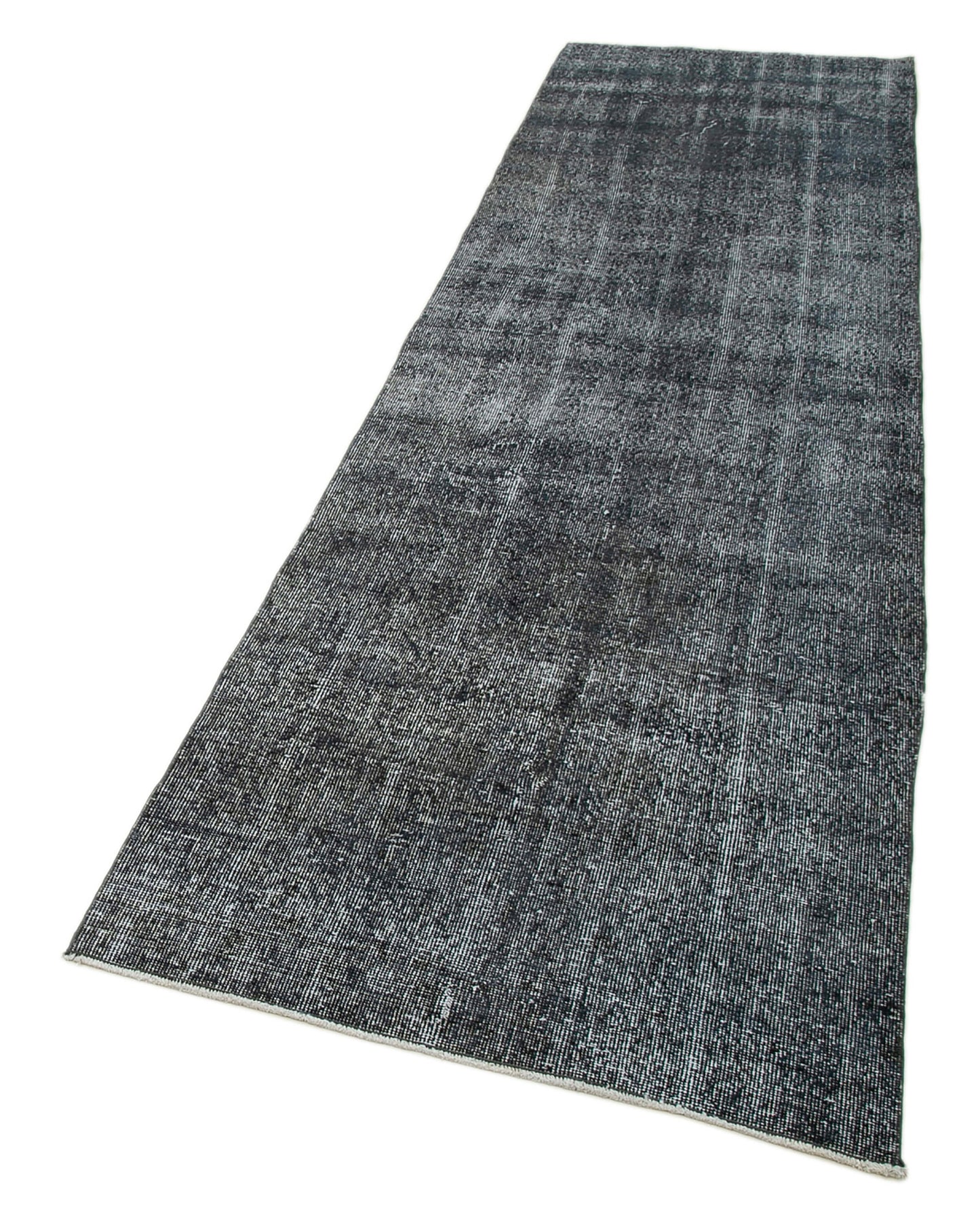 3x10 Grey Overdyed Runner Rug - 34222