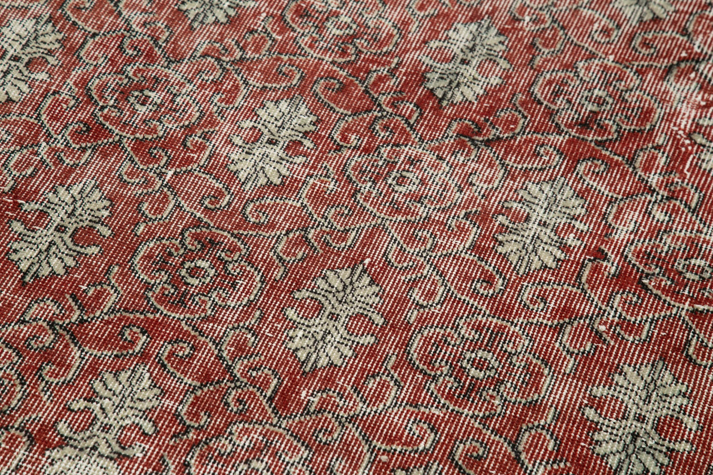 3x10 Red Overdyed Runner Rug - 34277