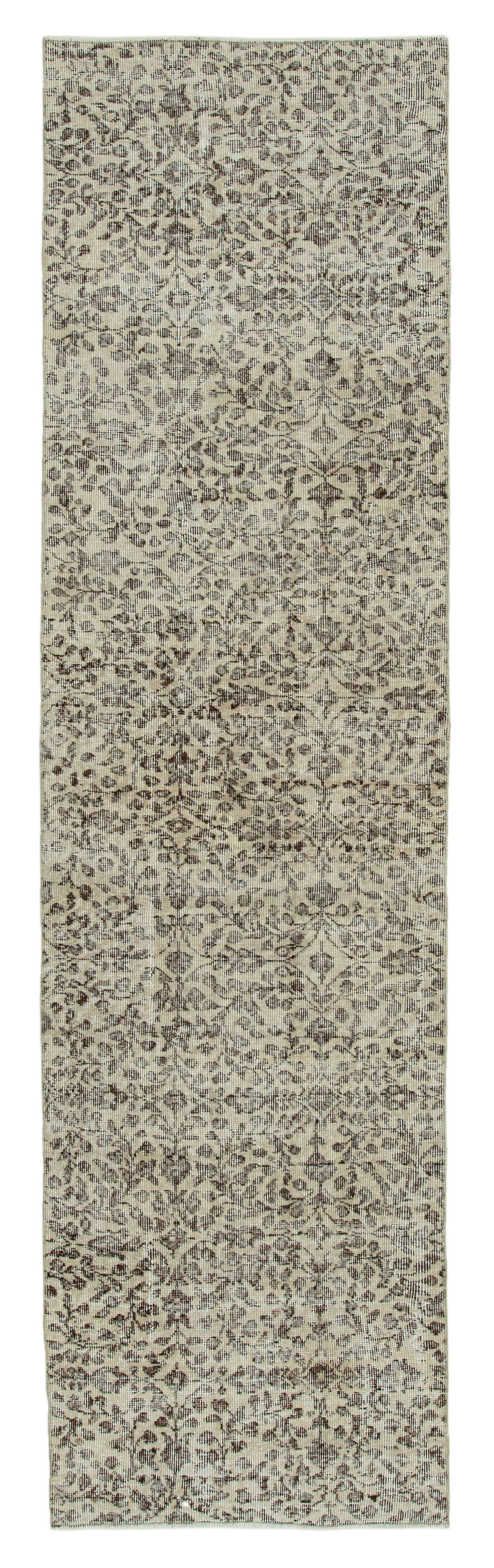 3x10 Beige Overdyed Runner Rug - 34283