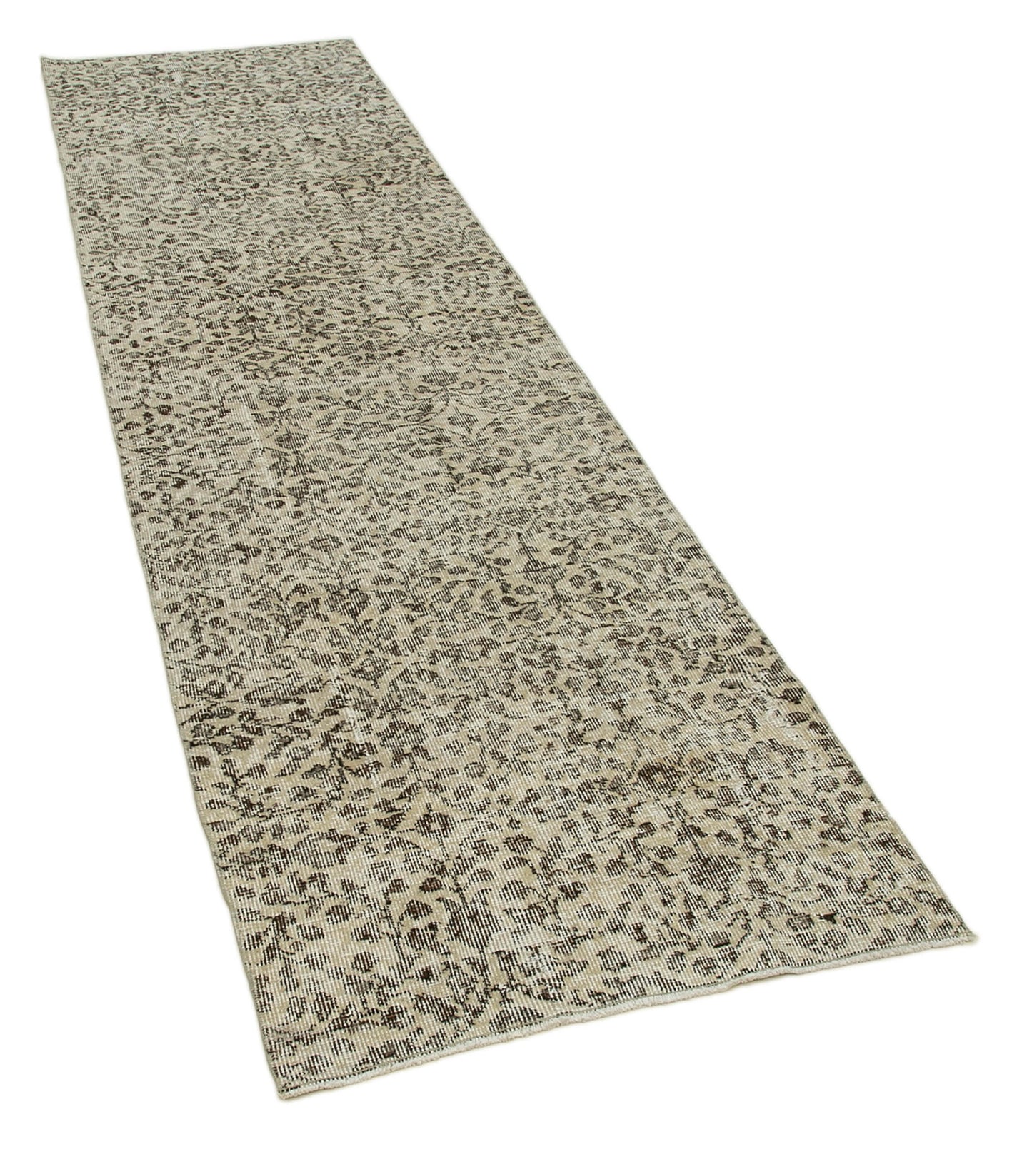 3x10 Beige Overdyed Runner Rug - 34283