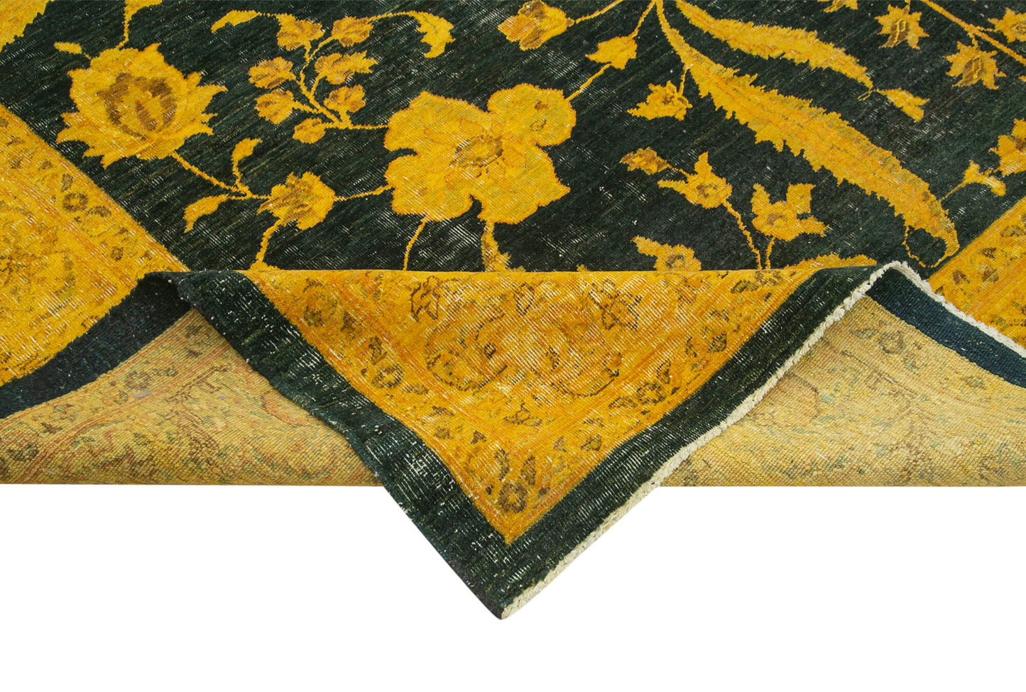 9x11 Yellow Oushak Rug - 34362