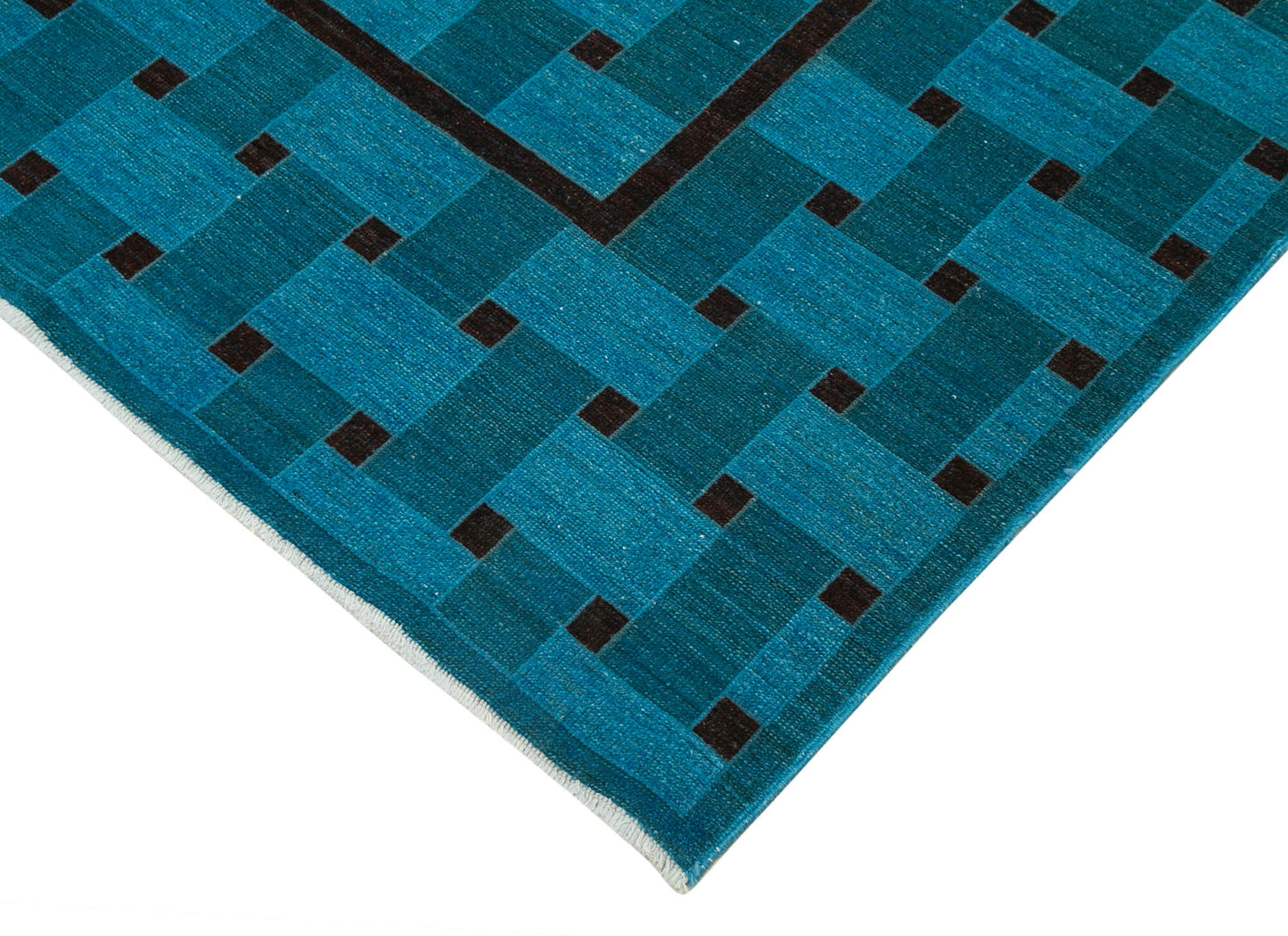 6x9 Blue Oushak Rug - 34363