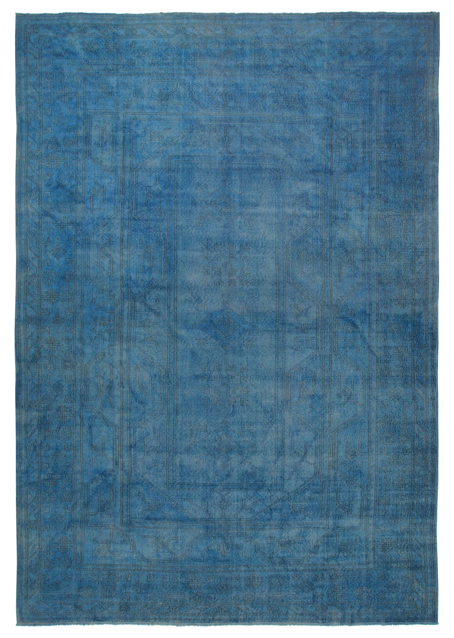 10x15 Blue Oushak Rug - 34365