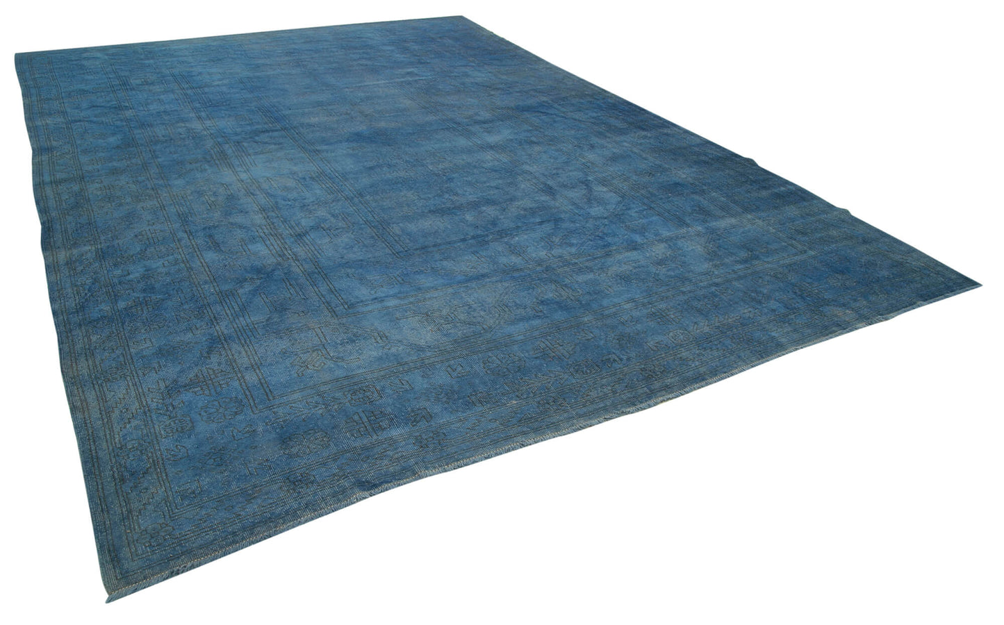 10x15 Blue Oushak Rug - 34365