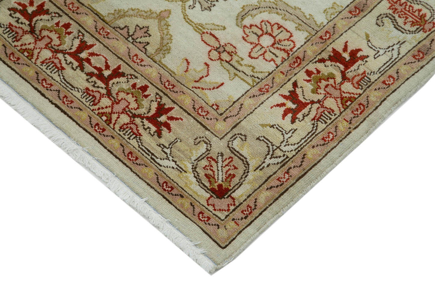 2x14 Beige Oushak Runner Rug - 34391