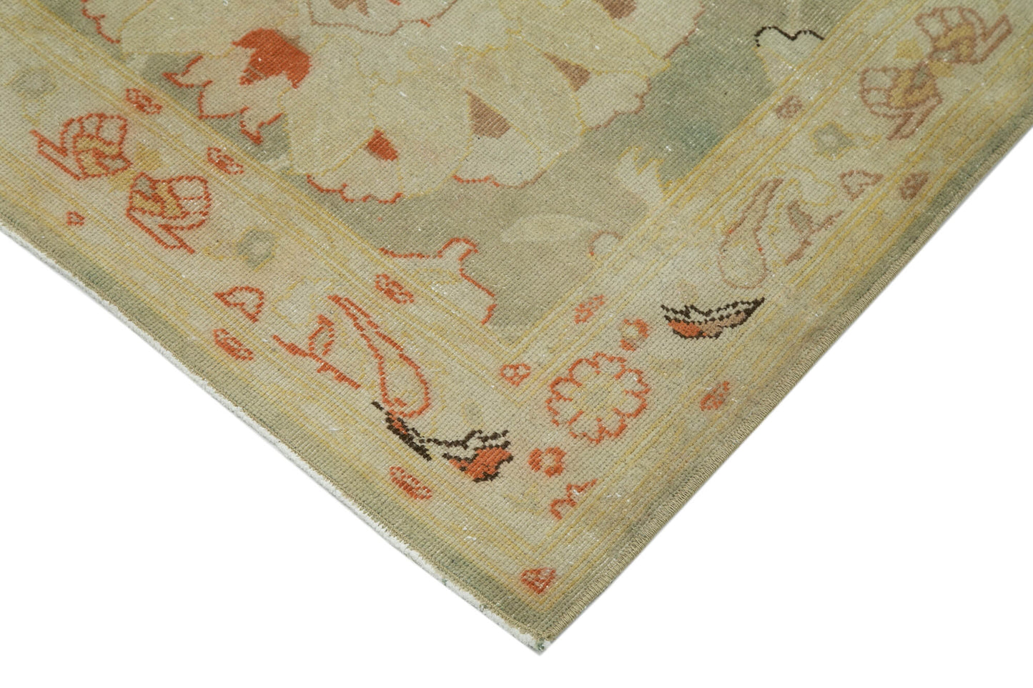 3x12 Beige Oushak Runner Rug - 34401