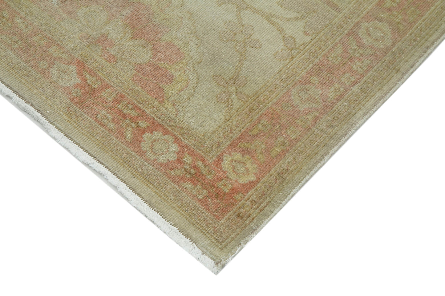 3x14 Beige Oushak Runner Rug - 34415