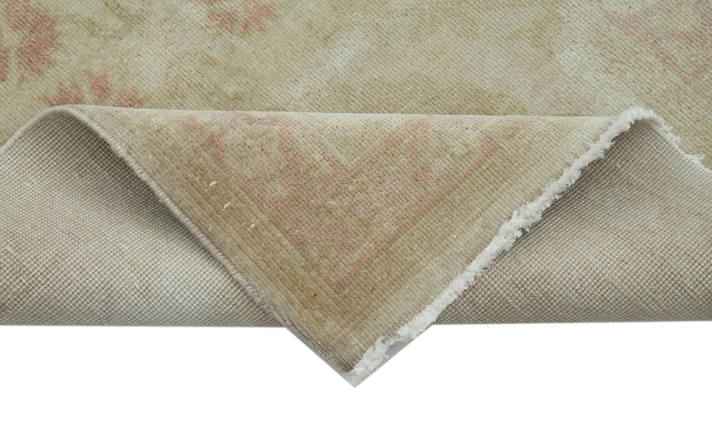 3x14 Beige Oushak Runner Rug - 34415