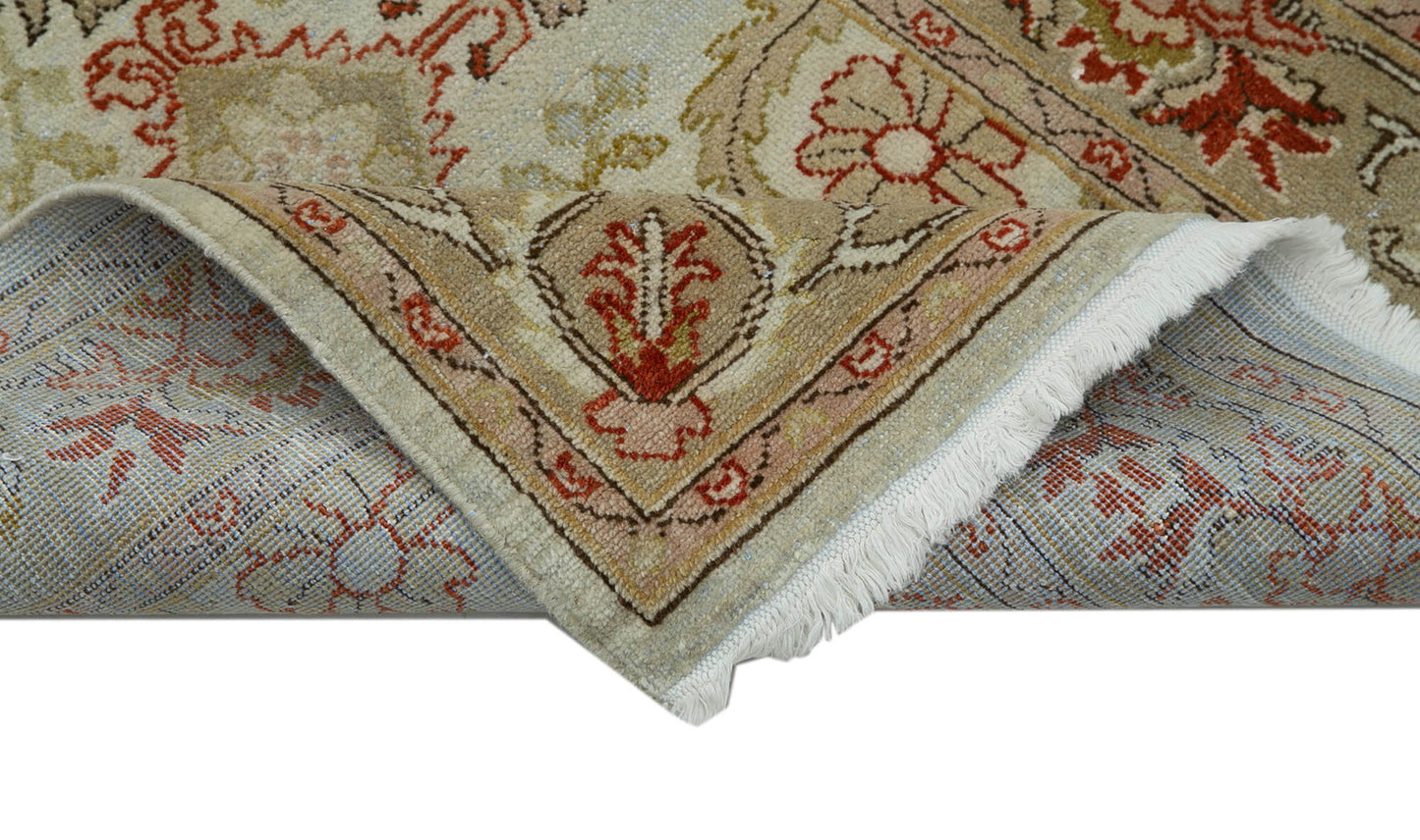 2x14 Beige Oushak Runner Rug - 34421