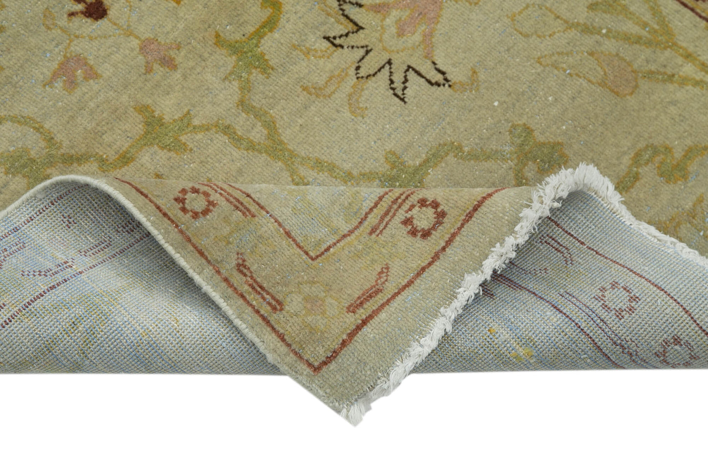 3x11 Beige Oushak Runner Rug - 34427