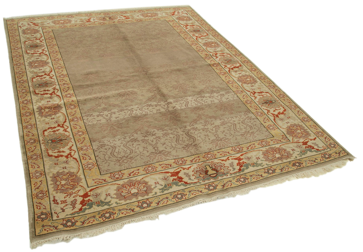 6x8 Brown Oushak Rug - 34433