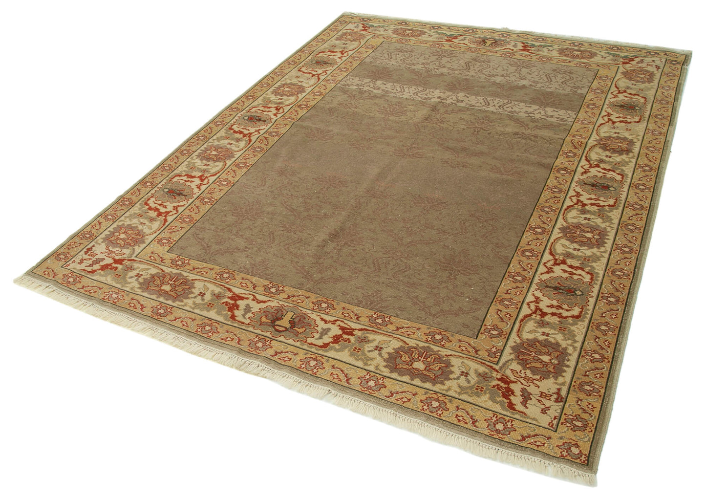 6x8 Brown Oushak Rug - 34433