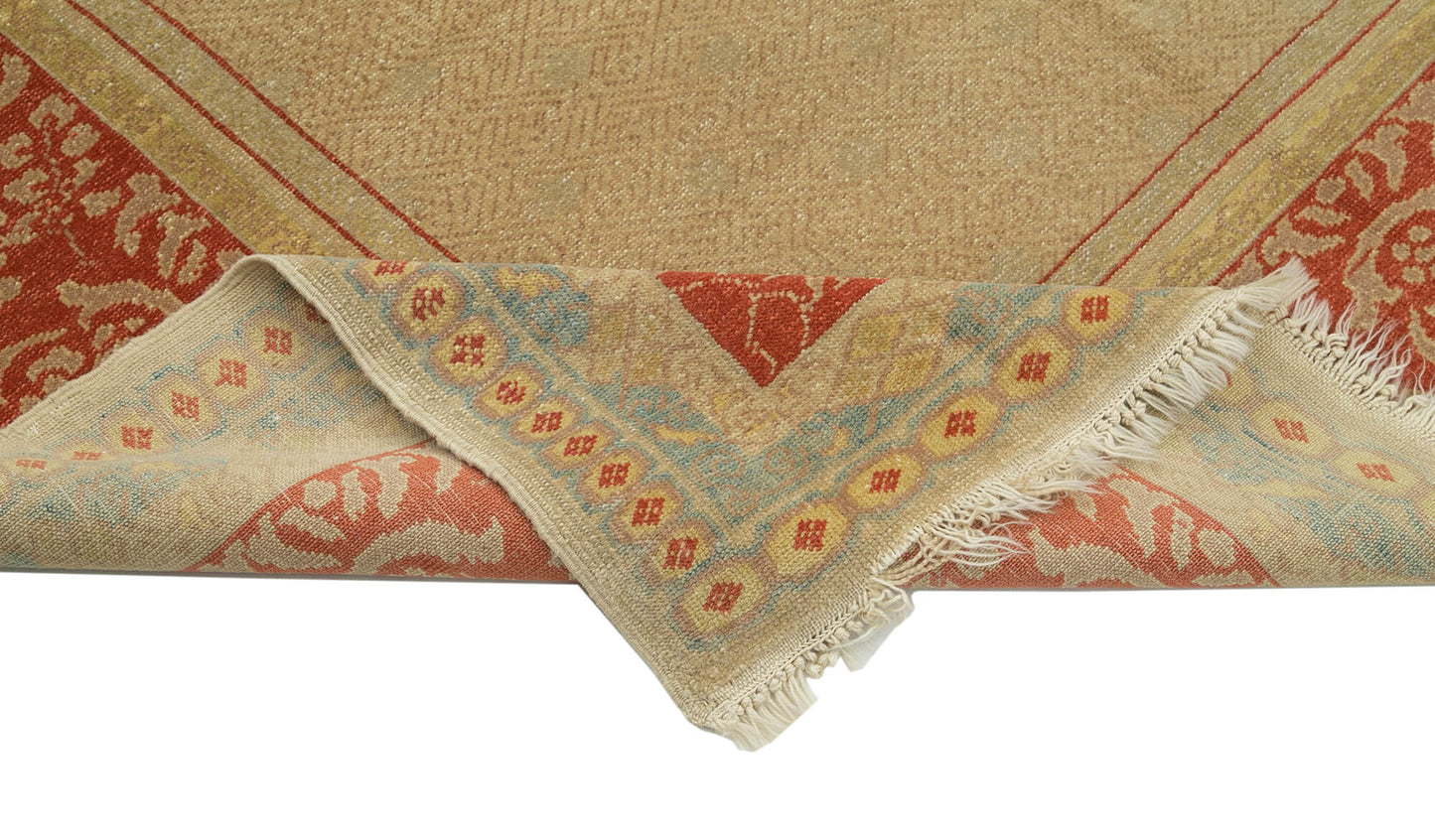 6x8 Beige Oushak Rug - 34435