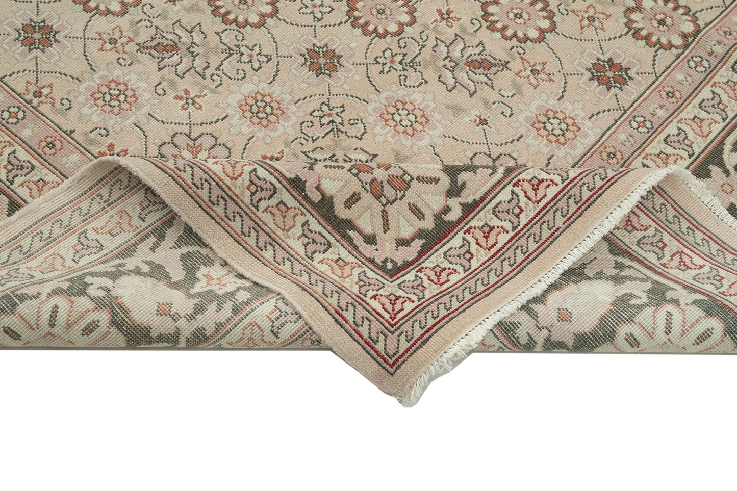 7x10 Beige Oushak Rug - 34438