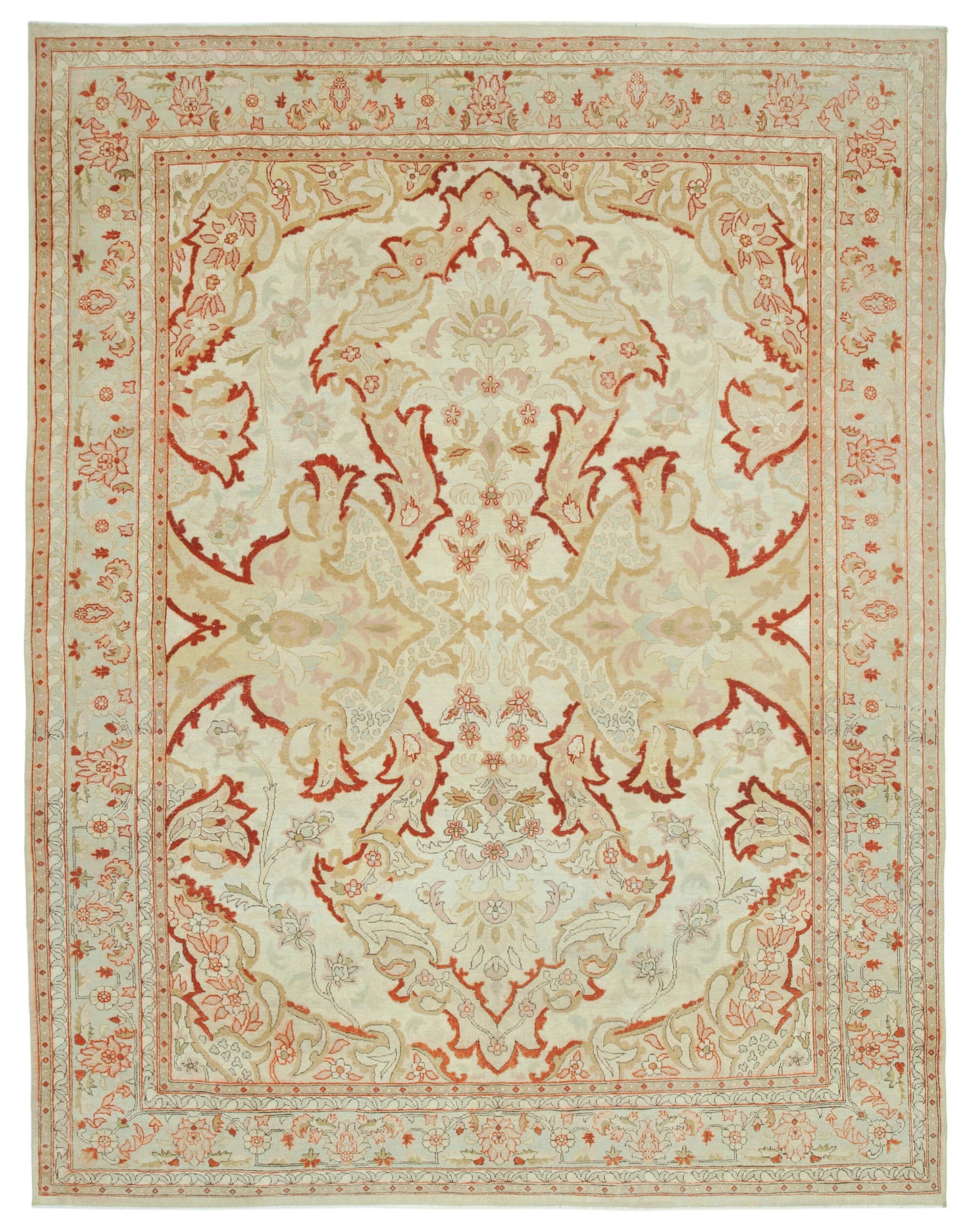 8x10 Beige Oushak Rug - 34441