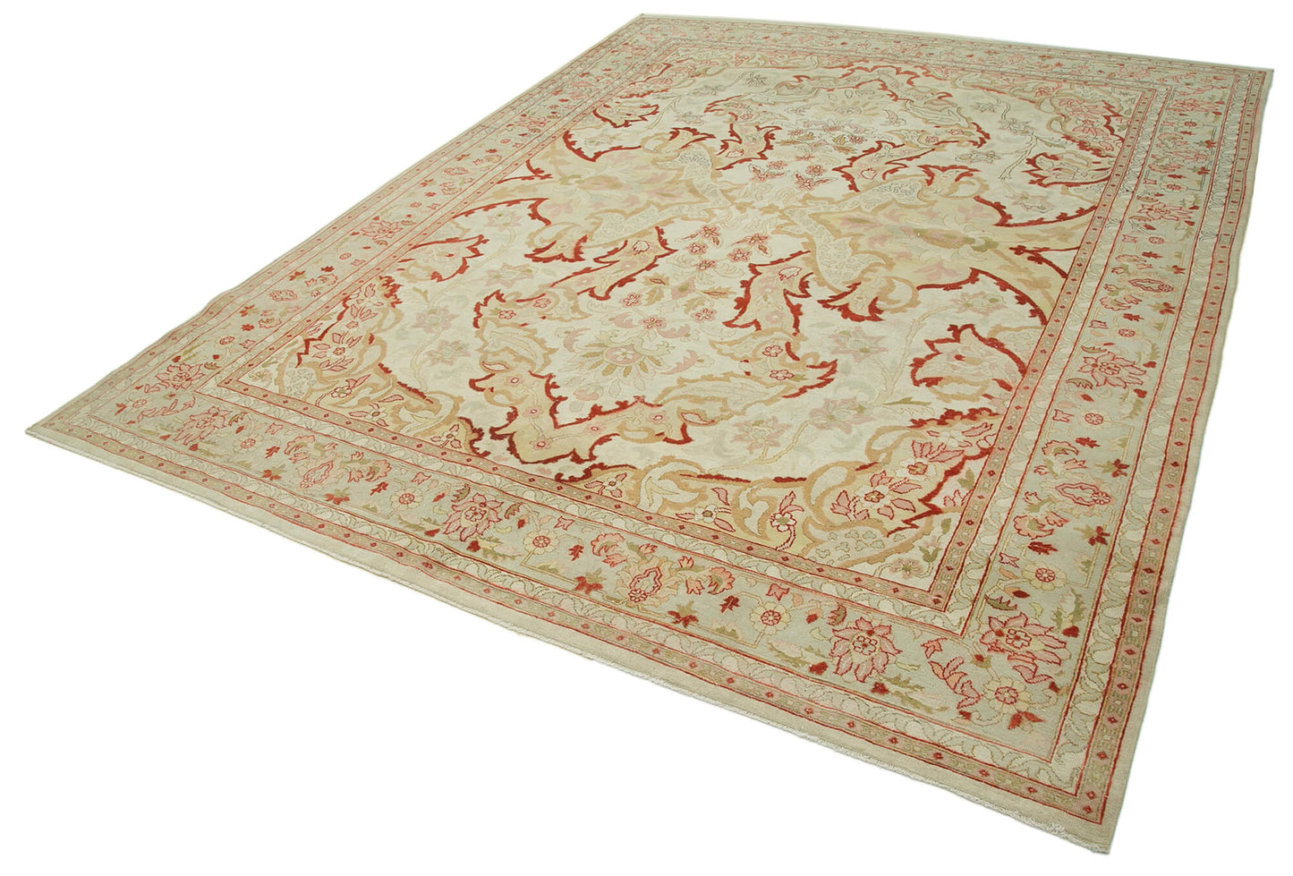 8x10 Beige Oushak Rug - 34441