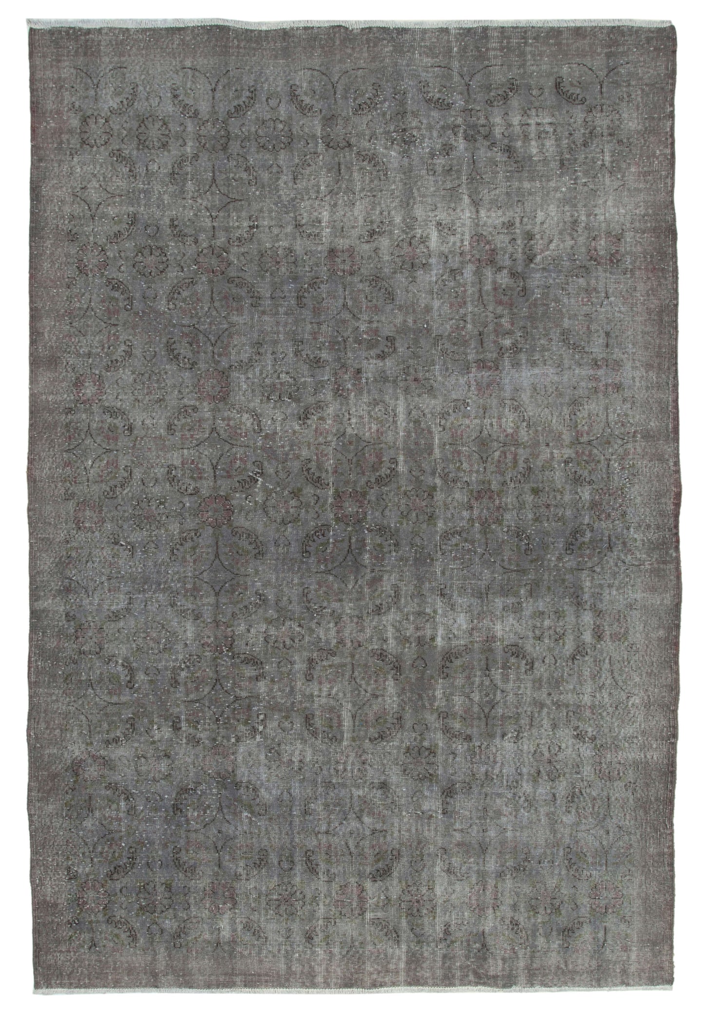 7x10 Grey Overdyed Rug - 34579