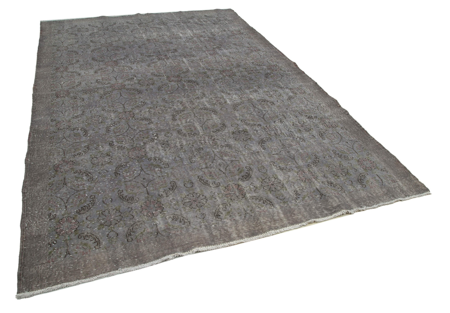 7x10 Grey Overdyed Rug - 34579